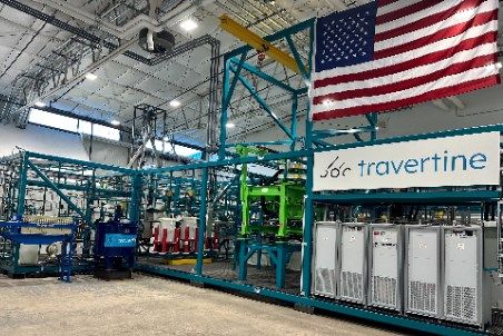 Travertine starts demonstration plant