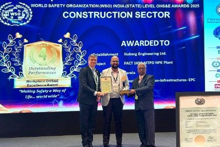 Nuberg EPC wins prestigious OHS&E Excellence Award